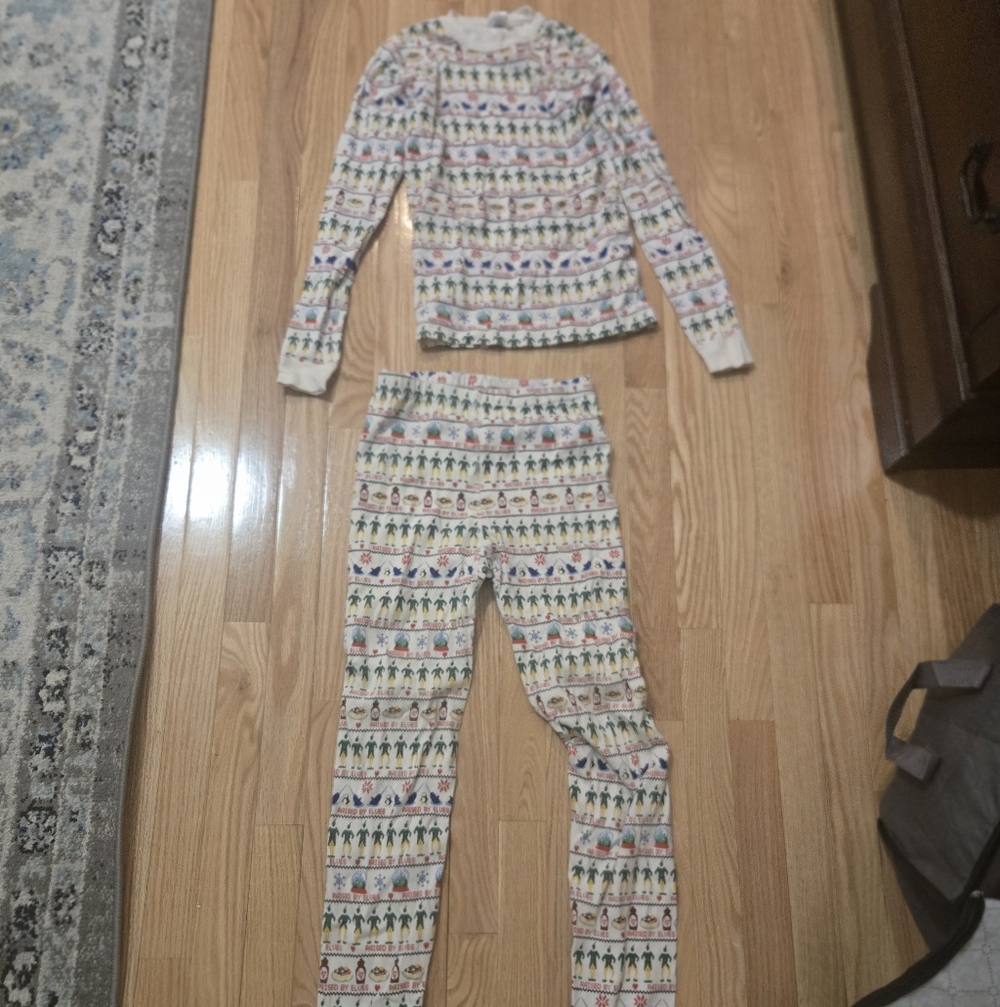 Hanna Andersson Elf Pajama Set 160